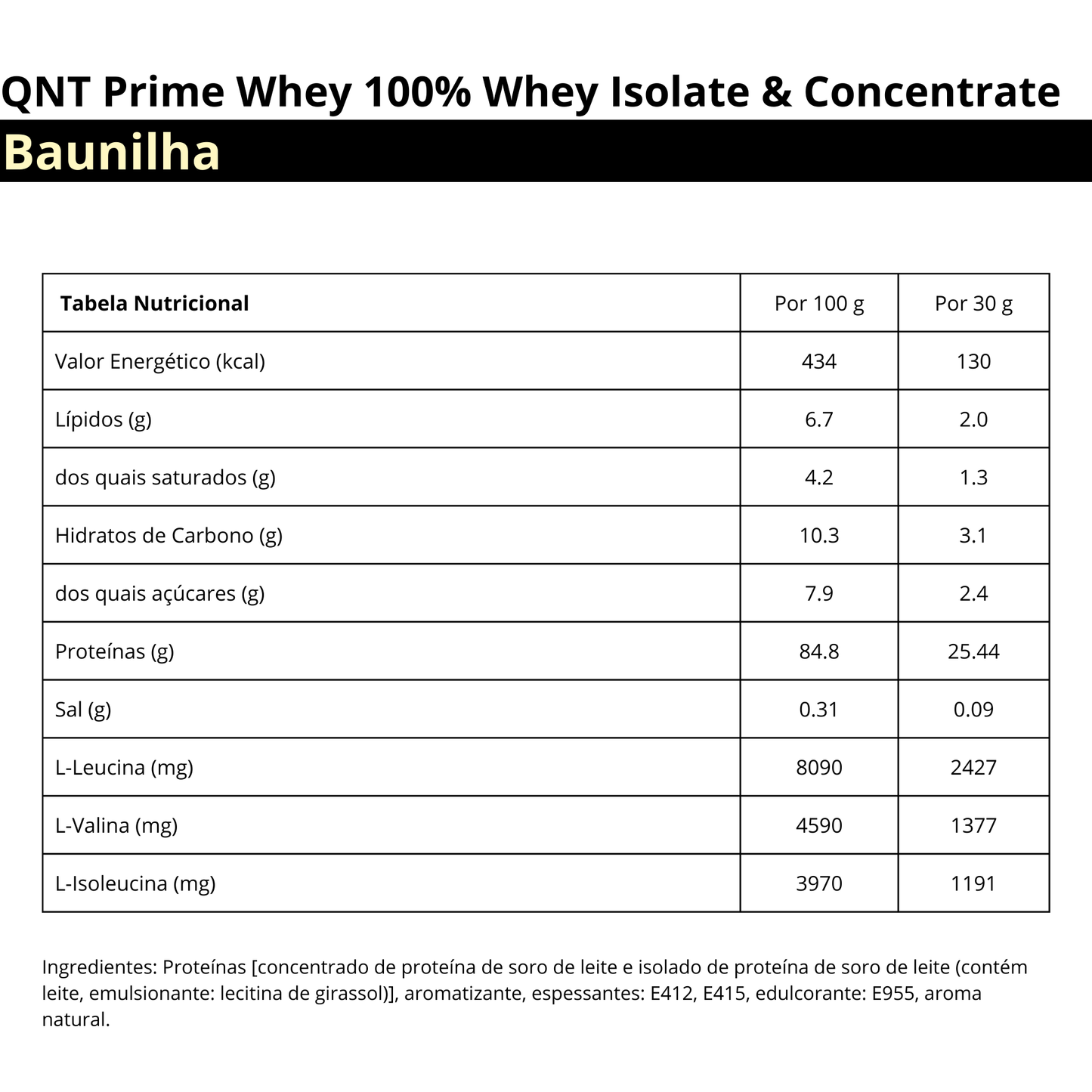 QNT Prime Whey Protein 908g