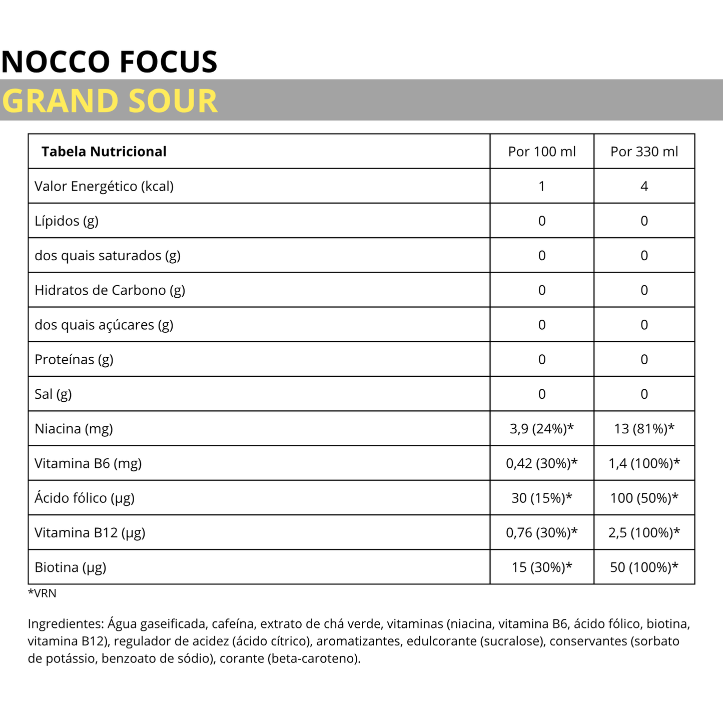 NOCCO FOCUS GRAND SOUR