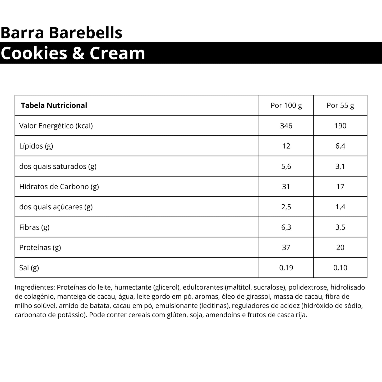 Barebells Cookies&Cream