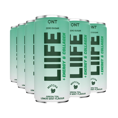 qnt matcha lemon mint green tea energy collagen