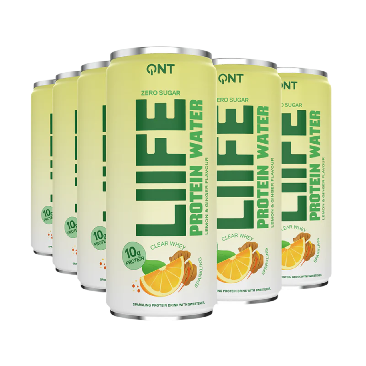 lemon ginger protein clear whey zero sugar water