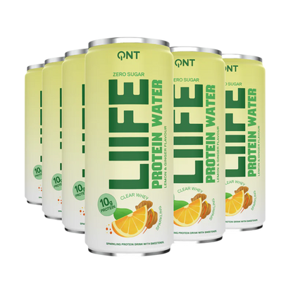 lemon ginger protein clear whey zero sugar water