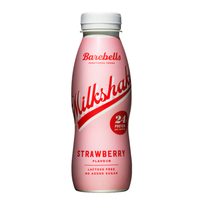 Barebells Milkshake Morango (Strawberry) 24g of Protein Lactose Free No Added Sugar