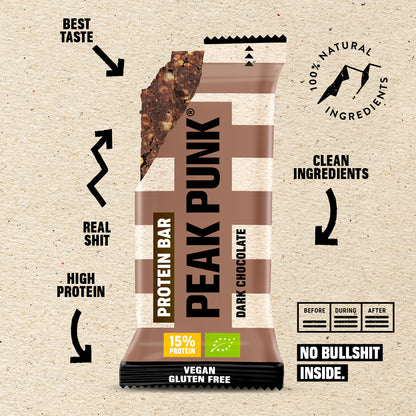 Bio Protein Bar - Dark Chocolate 12x55g