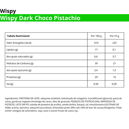 Wispy Dark Choco Pistachio