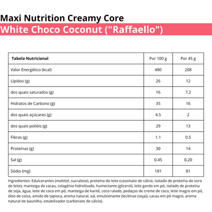 Maxi Nutrition Creamy Core - White Choco Coconut ("Raffaello")