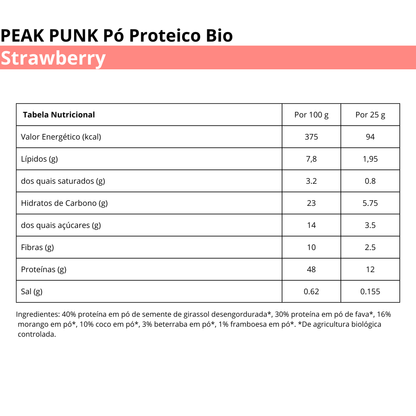 PEAK PUNK Bio Funky Vanilla Protein Powder 250g