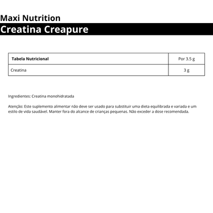 Maxi Nutrition Creatina Creapure 250g