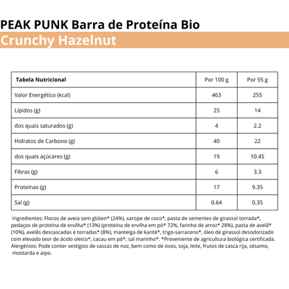 Peak Punk Bio Protein Bar - Crunchy Hazelnut