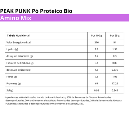 PEAK PUNK Bio Funky Vanilla Protein Powder 250g