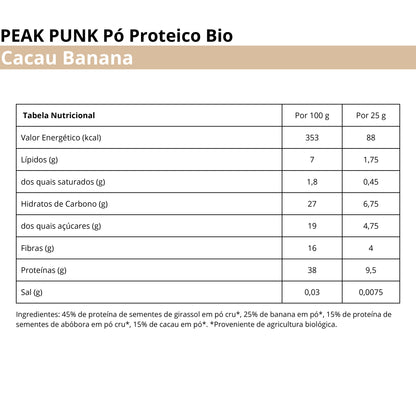 Peak Punk Pó Proteico Bio