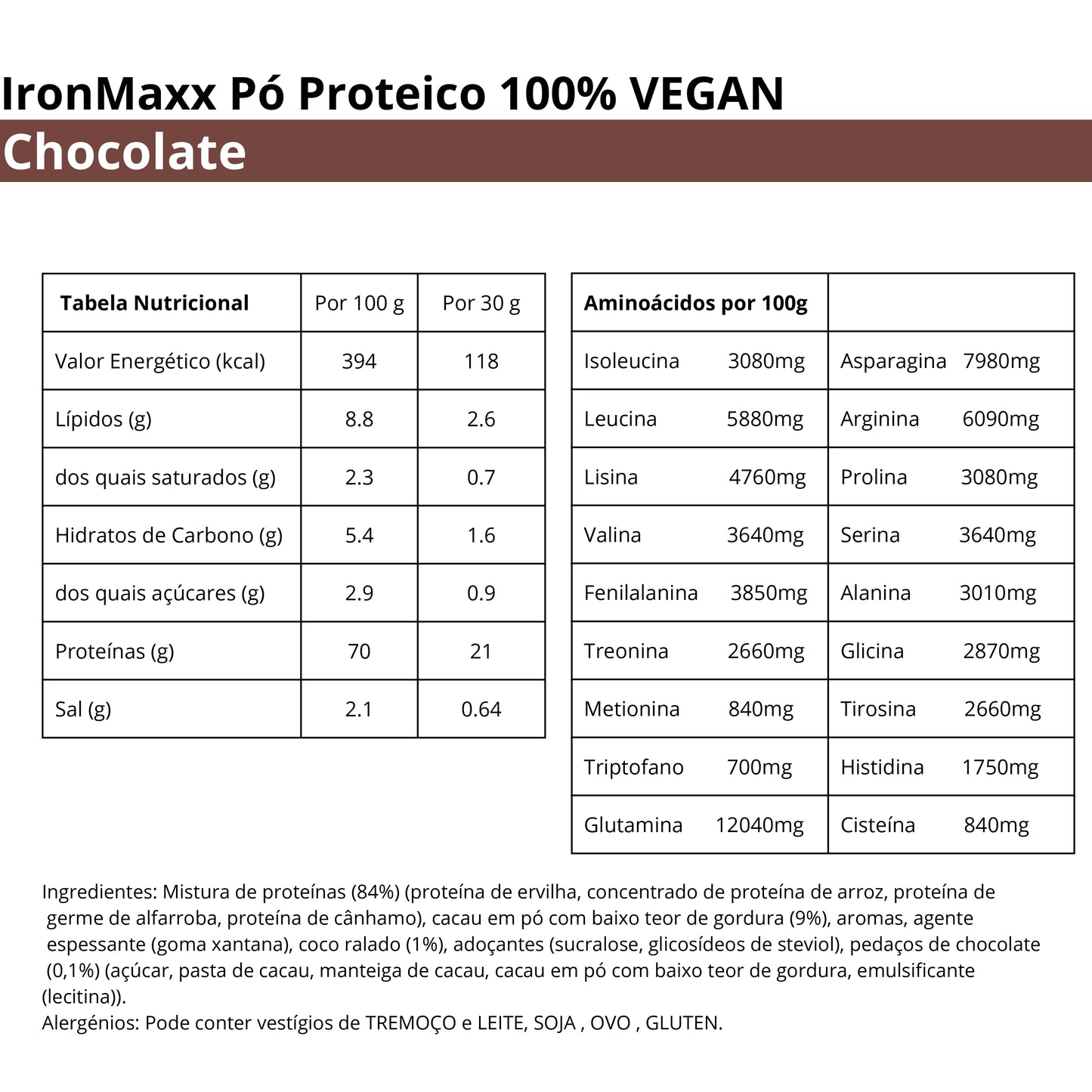 IronMaxx 100% Vegan Protein Zero