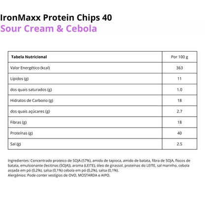 IronMaxx Protein Chips 40, 50g