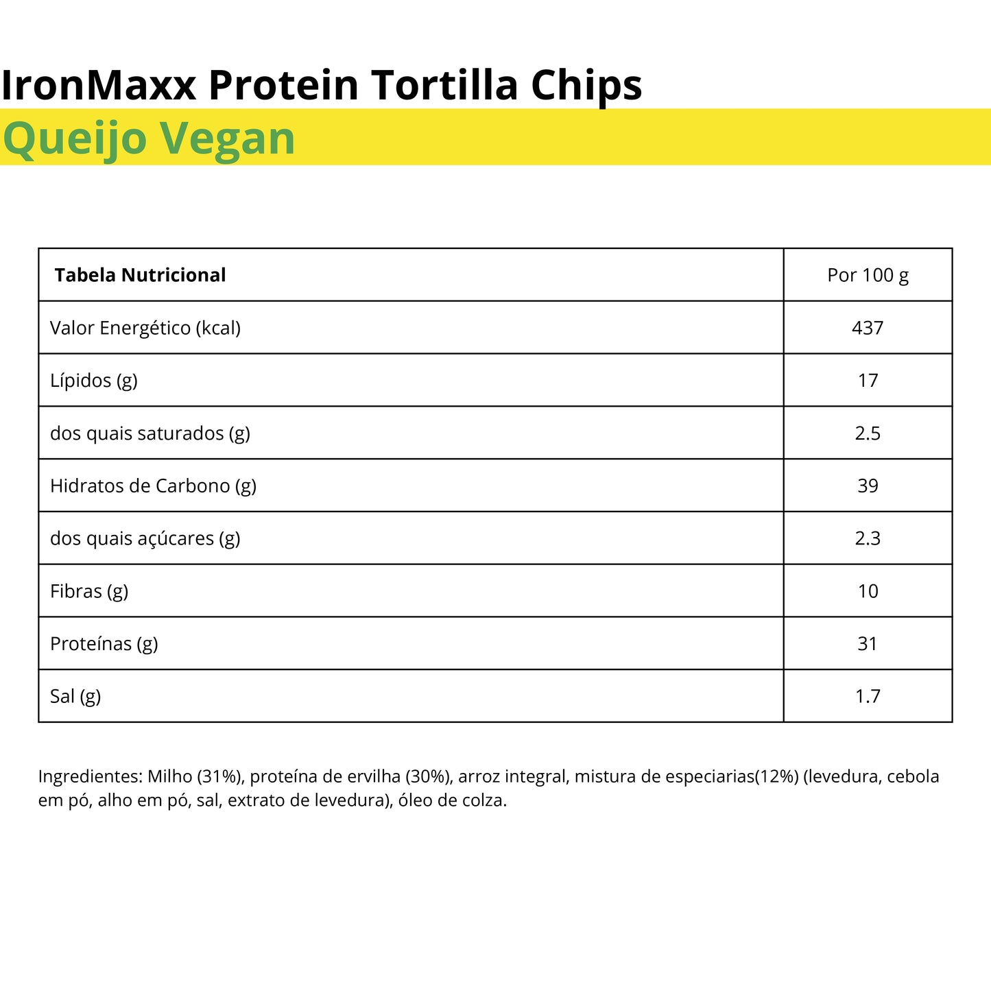 IronMaxx Protein Tortilla Chips 60g