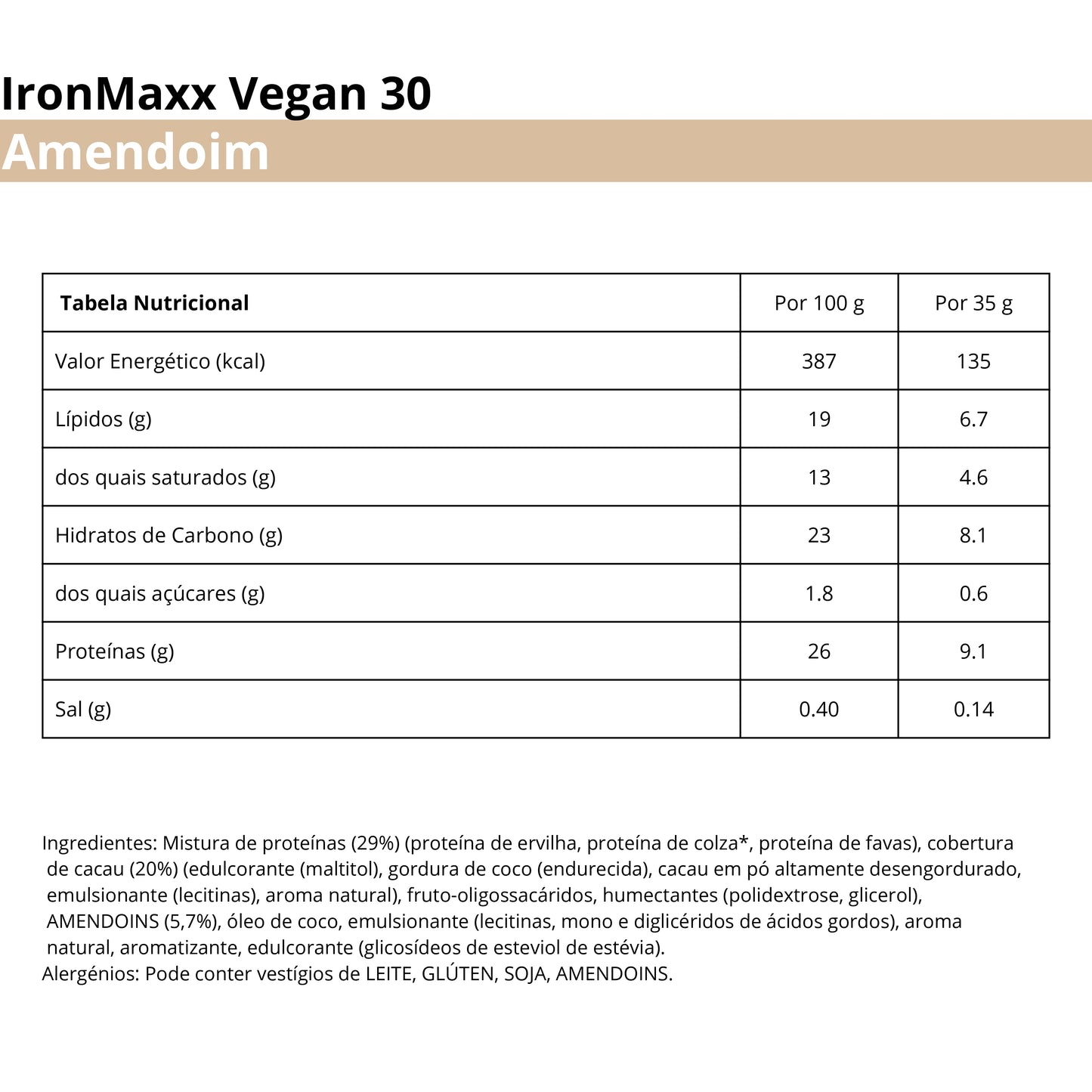 IronMaxx Vegan 30