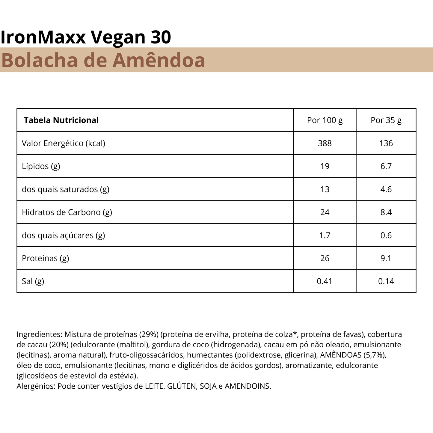 IronMaxx Vegan 30