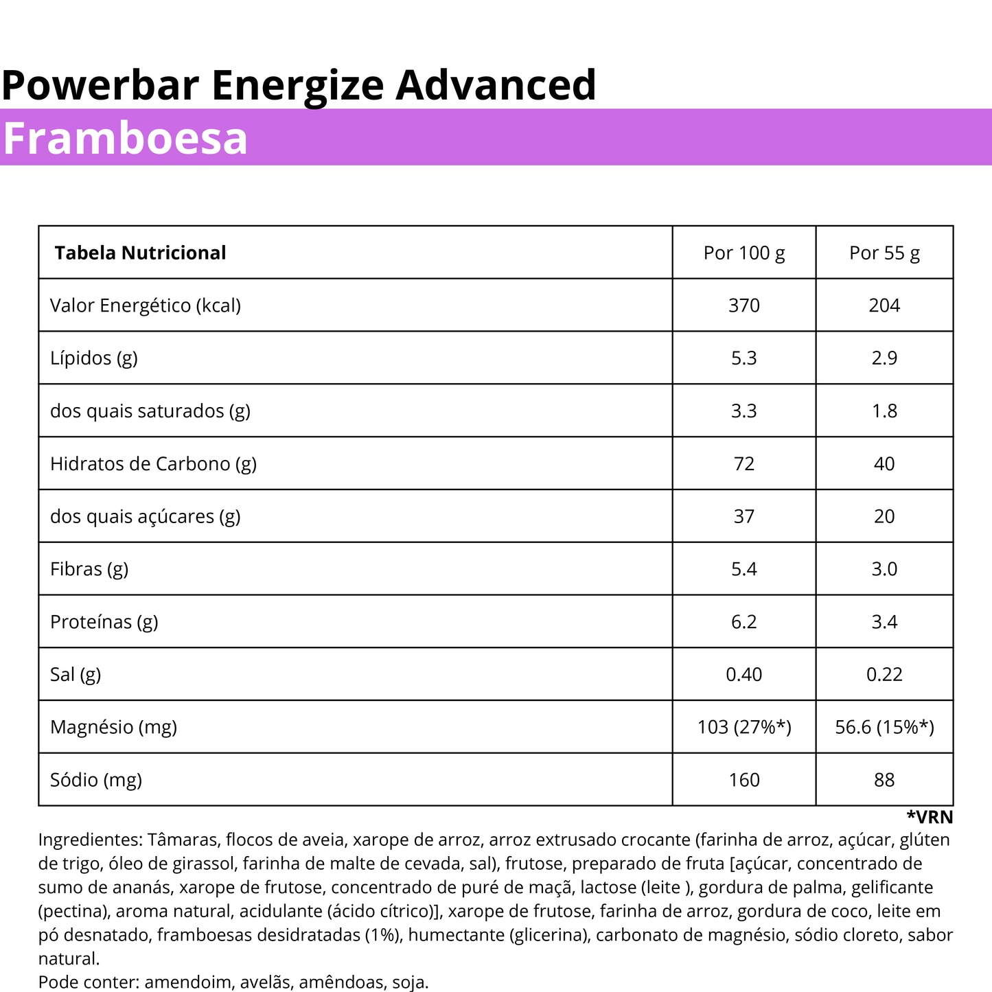 Powerbar Energize Advanced