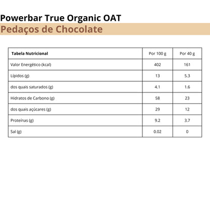 Powerbar True Organic OAT