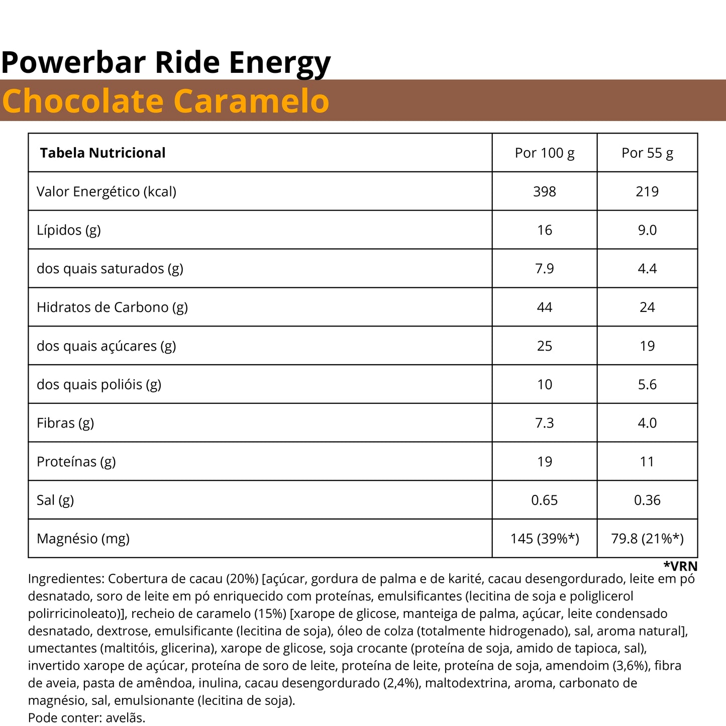 Powerbar Ride Energy