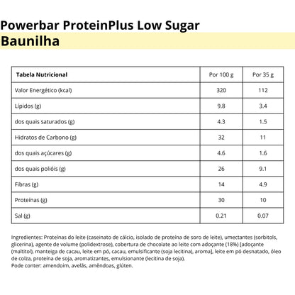 Powerbar ProteinPlus Low Sugar