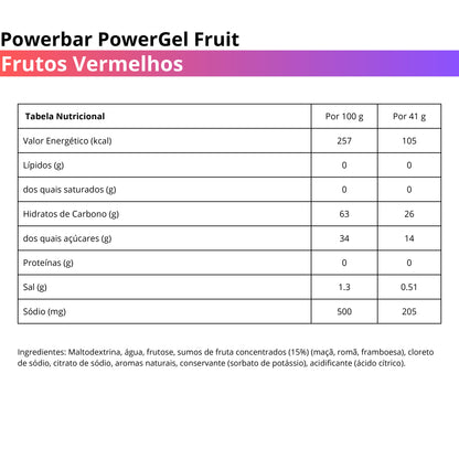 Powerbar PowerGel Fruit