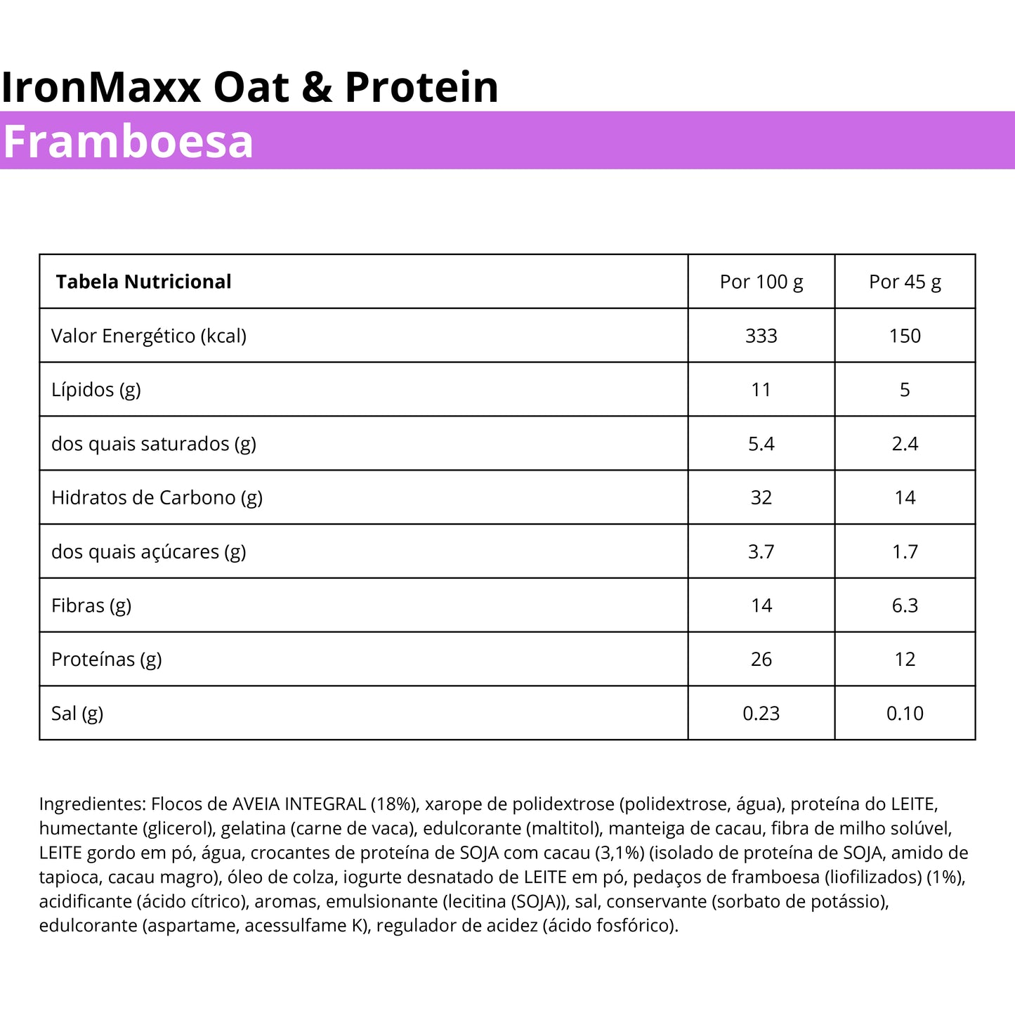 IronMaxx Oat & Protein