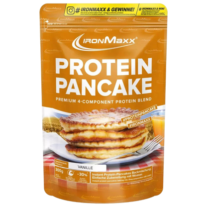 IronMaxx Panquecas Proteicas Baunilha proteína Baixo teor em açúcar
IronMaxx Protein Pancake Vanilla Low Sugar High Protein