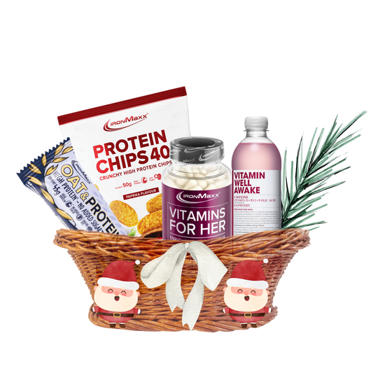 Kit de Natal para ELA Vitaminas Vitamin Wll Awake Oat & Protein Protein Chips