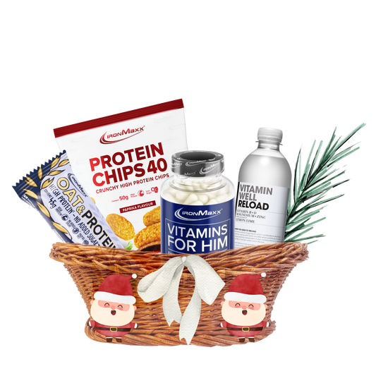 Kit de Natal para ELE Protein Chips Oat & Protein Vitaminas Vitamin Well Reload