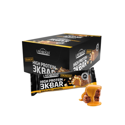Layenberger 3K Protein Bar Crunchy Brownie de Caramelo 15x45g