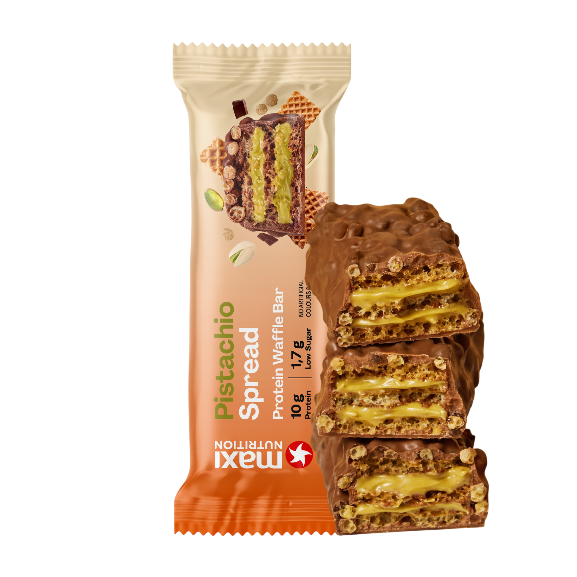 Maxi Nutrition Wafer - Pistaccio Spread 39g
barra
proteico
proteina