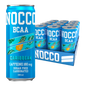 NOCCO BCAA Caribbean 24x330ml Cafeína 180mg Caffeine Sem açúcar Sugar Free Vegan BCAA 4:1:1 (Leucina, Valina e Isoleucina) 3000 mg Vitamina B6 Vitamina B12 Biotina Ácido Fólico Niacina