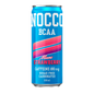 NOCCO BCAA Morango Miami Strawberry 330ml Cafeína 180mg Caffeine Sem açúcar Sugar Free Vegan BCAA 4:1:1 (Leucina, Valina e Isoleucina) 3000 mg Vitamina B6 Vitamina B12 Biotina Ácido Fólico Niacina