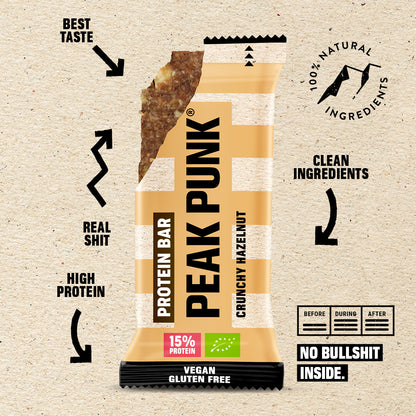 Peak Punk Bio Protein Bar - Crunchy Hazelnut