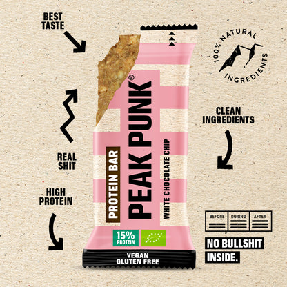 Peak Punk Bio Protein Bar White Chocolate Chip