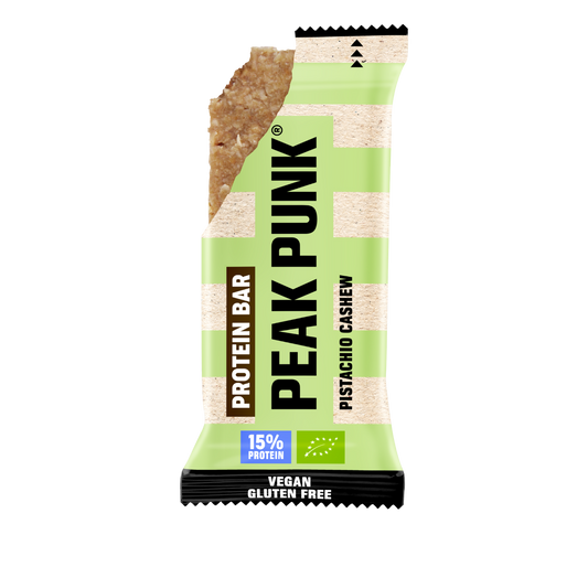 Peak Punk Bio Protein Bar de Pistácio e Caju 55g