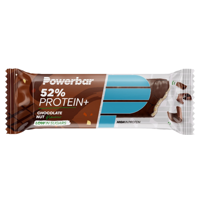 Powerbar ProteinPlus 52% Chocolate 50g Altamente proteica Baixo teor de açúcares Sem aspartame A Cologne List 