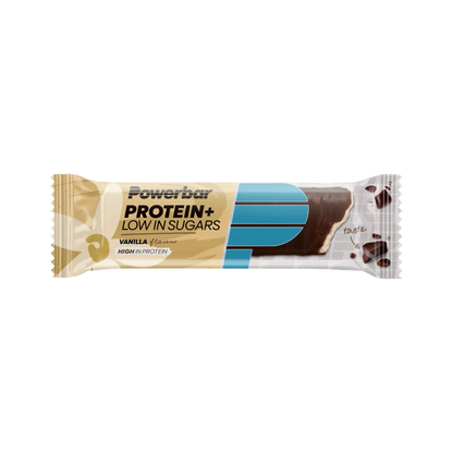 Powerbar ProteinPlus Low Sugar Baunilha Vanilla 35g Proteína Altamente proteica Baixo teor de açúcares Vegan Cologne List