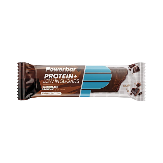 Powerbar ProteinPlus Low Sugar Brownie de Chocolate 35g Proteína Altamente proteica Baixo teor de açúcares Vegan Cologne List