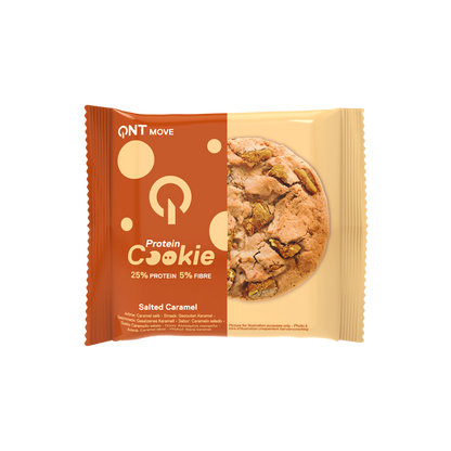 QNT Protein Cookie Salted Caramel 60g
25% Protein
High Protein
High Fiber
