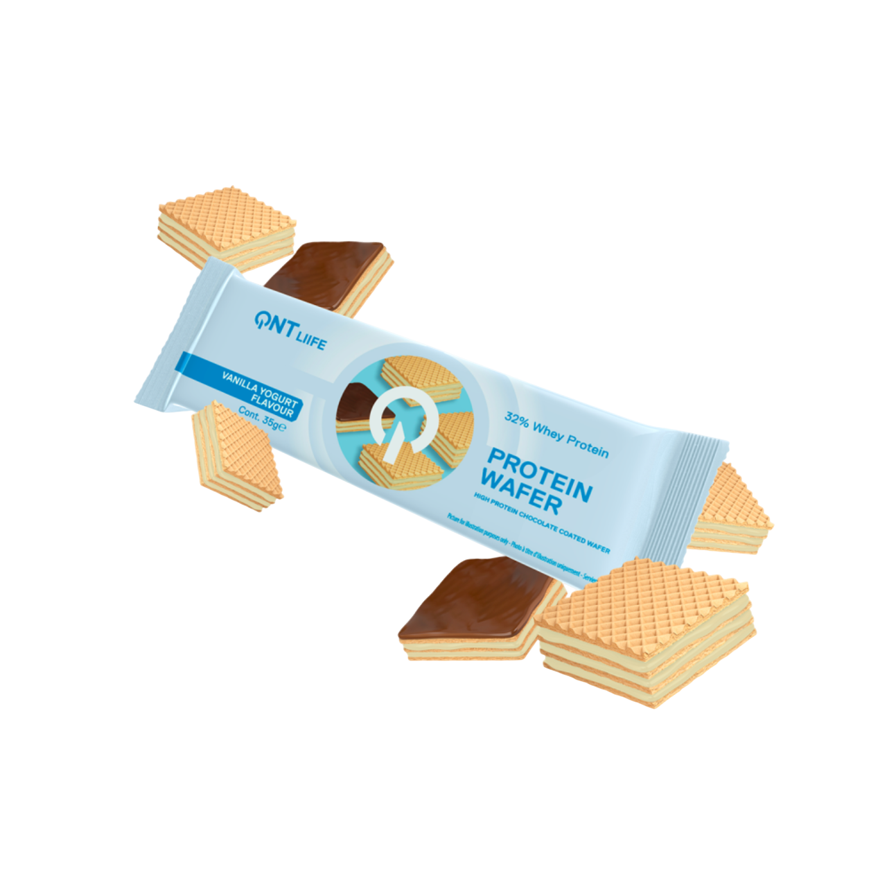QNT Protein Wafer Vanilla Yoghurt 35g
32% de proteína whey
baixo teor de açúcar