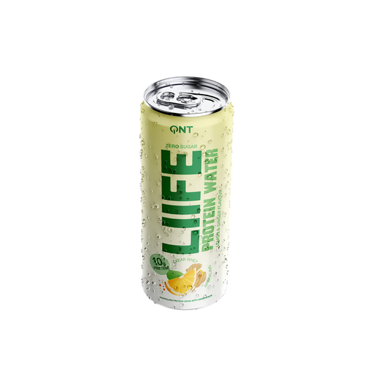 QNT Água Proteica Limão e Gengibre 330ml
Clear Whey Protein
sem açúcar
High Protein