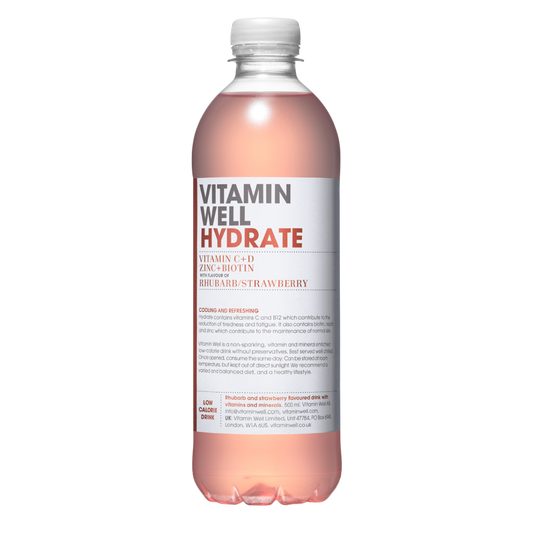 Vitamin Well Hydrate Morango Ruibarbo