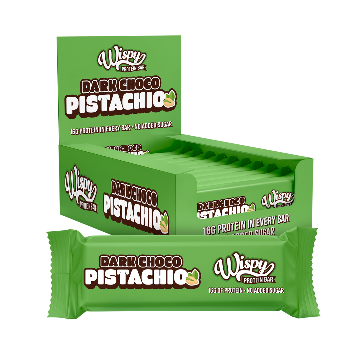Wispy Dark Choco Pistachio 10x55g