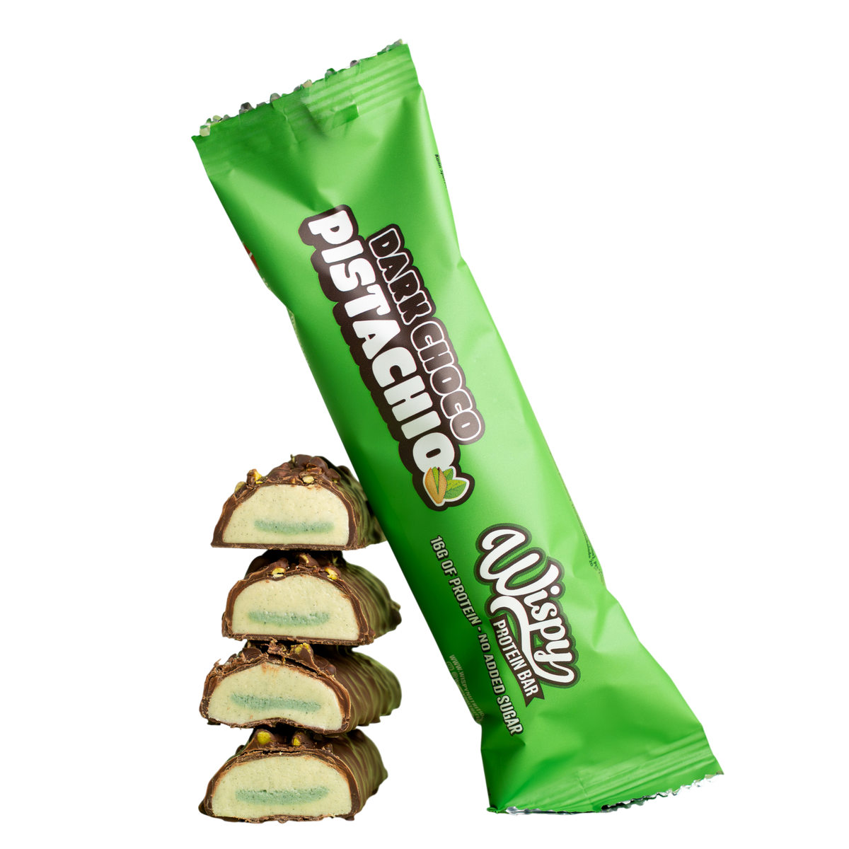 Wispy Dark Choco Pistachio 55g